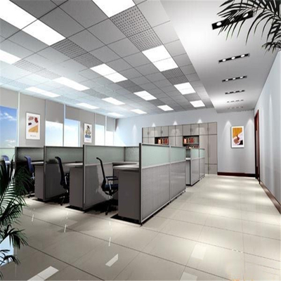 โคมไฟเพดาน LED 600x600mm กรอบอลูมิเนียม 45W พื้นผิวสำนักงานเสร็จสิ้น