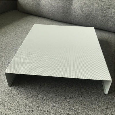 50x150 อลูมิเนียม โลหะเพดาน Ultra Micro Perforation U Baffle เพดาน