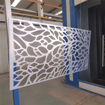 CNC Outdoor Laser Cut Panel เคลือบผงสำหรับพาร์ติชั่นสวน