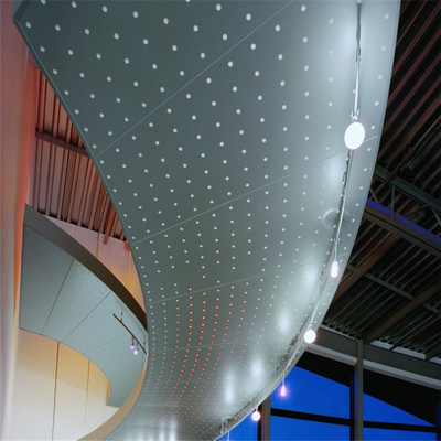 การออกแบบเพดานโลหะสำเร็จรูป PVDF
