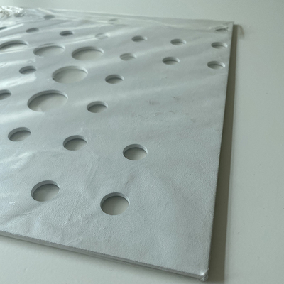 ฝ้าเพดานโลหะอลูมิเนียมกันน้ำ 300x300x3.0mm Perforated Expanded Sheet
