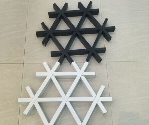ฝ้าตะแกรงอลูมิเนียมกันไฟ 100x100mm หนา 0.4mm