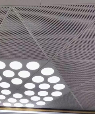 Aluminum Alloy Metal Triangular Clip In Ceiling For Metro Station