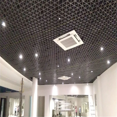 ฝ้าอลูมิเนียมกันน้ำ 3 เหลี่ยม Open Cell 200x200x200mm