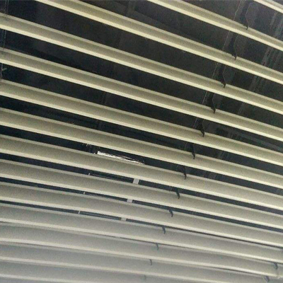 ฝ้าเพดานอลูมิเนียมทนไฟ B 200x3000 มม. สำหรับตกแต่งผนังภายนอก