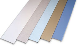 ฝ้าเพดานอลูมิเนียมทนไฟ C Strip สำหรับตกแต่งห้างสรรพสินค้า