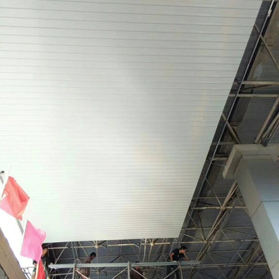 ฝ้าเพดานอลูมิเนียมทนไฟ C Strip สำหรับตกแต่งห้างสรรพสินค้า