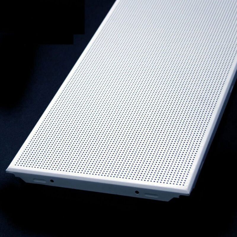 300x300mm Punching Gusset Plate Metal Ceiling Tiles For Office Building