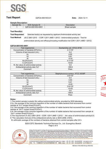 จีน Guangzhou Season Decoration Materials Co., Ltd. รับรอง